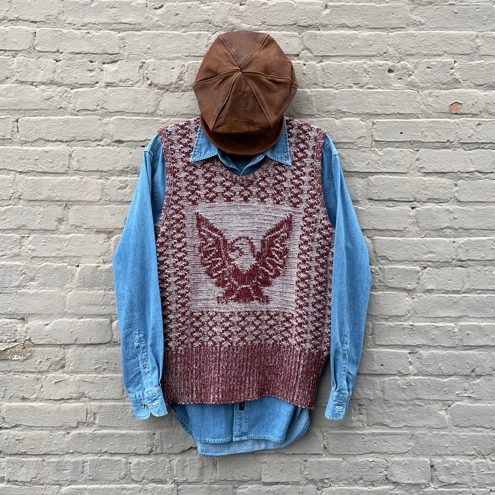 Vintage Men’s Jockey Eagle Sweater Vest